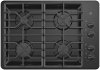 JGP3030DLBB GE 30 Inch Gas Cooktop with 4 Burners - Black