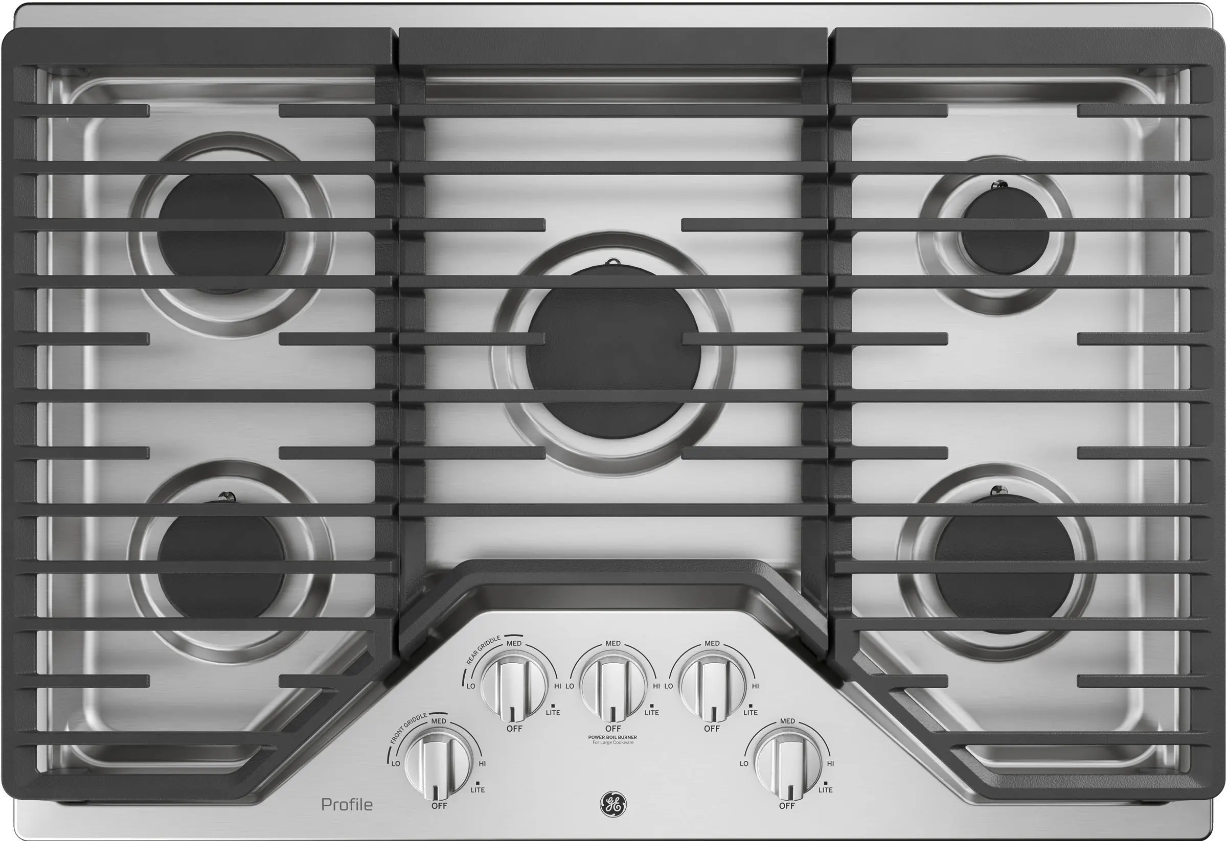 PGP7030SLSS GE Profile 30 Inch Gas Cooktop - Stainless Steel-1
