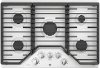 PGP7030DLWW GE Profile Series 30 Inch Built-In Gas Cooktop - White