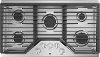 PGP7036SLSS GE Profile 36 Inch Gas Cooktop with MAX Burner System - Stainless Steel
