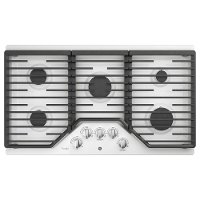 PGP7036DLWW GE Profile 36 Inch Gas Cooktop with MAX Burner System - White