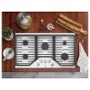 PGP7036DLWW GE Profile 36 Inch Gas Cooktop with MAX Burner System - White-3