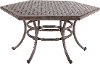Light Brown Hexagon Patio Table - Castle Rock