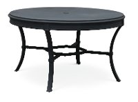 54 Inch Black Round Outdoor Patio Dining Table - Antioch