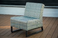 Wicker Slipper Patio Chair - Del Mar-2