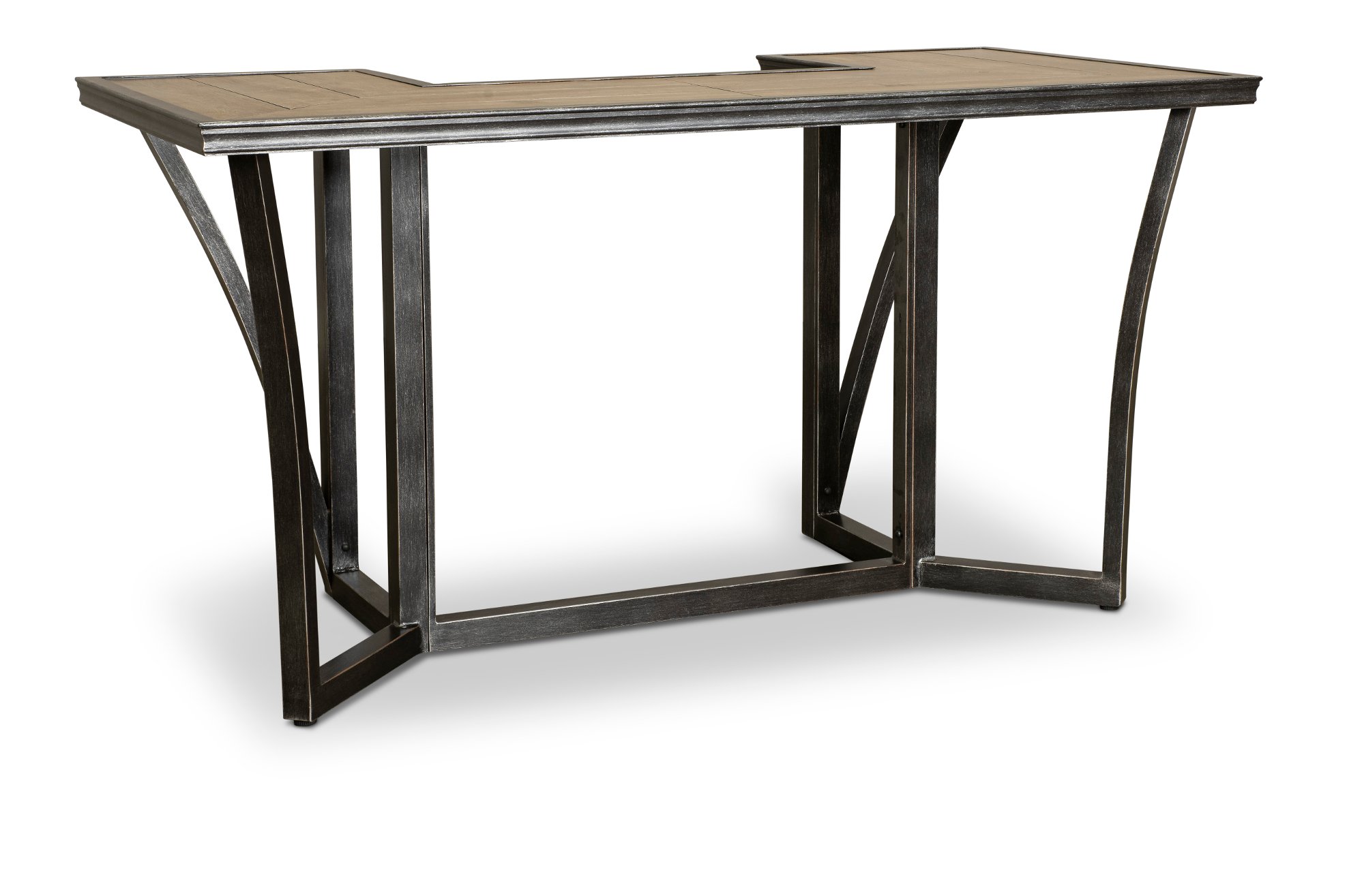 AML00617P01/BARTABLE U-shaped Patio Bar Table - Franklin-4
