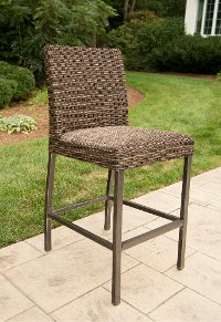 Wicker Patio Bar Stool - Franklin-2