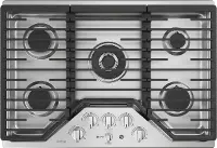 PGP9030SLSS GE Profile 30 Inch 5 Burner Gas Cooktop - Stainless Steel