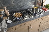 PGP9036SLSS GE Profile 36 Inch 5 Burner Gas Cooktop - Stainless Steel-2