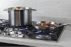 PGP9036SLSS GE Profile 36 Inch Gas Cooktop with optional extra-large, integrated cooktop griddle - Stainless Steel-8