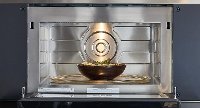 MDD30CM/B/TH Wolf 30 Inch Contemporary Drop Down Door Microwave Oven - Black-2