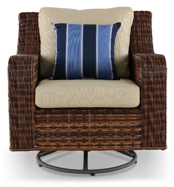 Tortola Swivel Outdoor Patio Wicker Chair