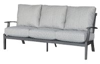 16C103A3D/LINMIX/SO Gray Outdoor Patio Sofa - Cancun