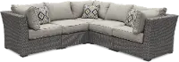 5 Piece Outdoor Patio Sectional Sofa - Tahoe