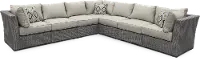7 Piece Gray Outdoor Patio Sectional Sofa - Tahoe