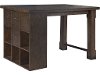 Rustic Brown Counter Height Office Desk - Pine Hill-2
