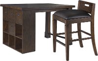 Rustic Counter Height Office Chair - Pine Hill-3