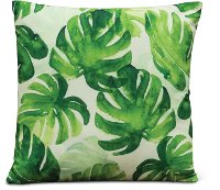Printed Flower Filled Throw Pillow