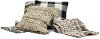 Black and White Buffalo Plaid Throw Pillow-2