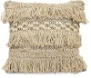 Neutral Moroccan Style Throw Pillow