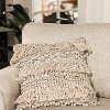 Neutral Moroccan Style Throw Pillow-2