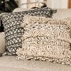 Neutral Moroccan Style Throw Pillow-3