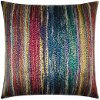 Multi Color Roy G Biv Carnival Throw Pillow