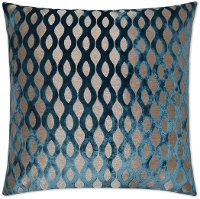Kim Turquoise 20 Inch Throw Pillow