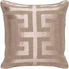 Capital Rose Gold Linen Throw Pillow