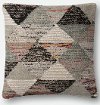 Clearance Gray and Multi Color 22 Inch Throw Pillow