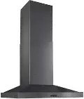 EW5436BLS Broan Chimney Range Hood - 36 Inch Black Stainless Steel