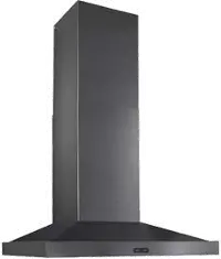 EW5436BLS Broan Chimney Range Hood - 36 Inch Black Stainless Steel
