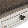 Antique White Writing Desk - Magnolia Manor-3