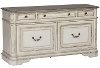 Antique White Cabinet - Magnolia Manor
