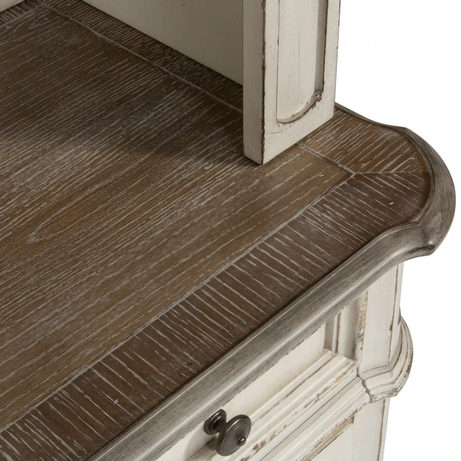 Magnolia Manor Antique White Cabinet-2