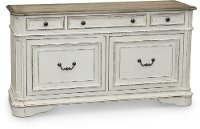 Magnolia Manor Antique White Cabinet-3