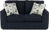 Hannah Dark Blue Loveseat