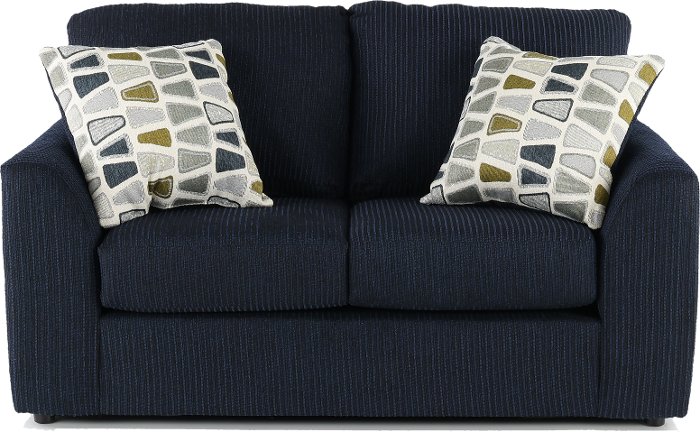 Hannah Dark Blue Loveseat