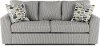 Casual Contemporary Gray Sofa - Hannah-1