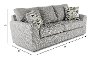 Casual Contemporary Gray Sofa - Hannah-2