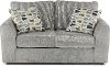 Casual Contemporary Gray Loveseat - Hannah