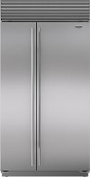 BI-42SID/S/TH Sub-Zero 42 Inch Classic Side by Side Smart Refrigerator with Internal Water Dispenser - 20.6 cu. ft.,Stainless Steel, Tubular Handle