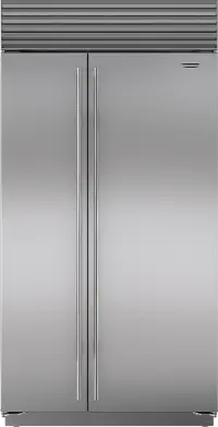 BI-42SID/S/TH Sub-Zero 42 Inch Classic Side by Side Smart Refrigerator with Internal Water Dispenser - 20.6 cu. ft.,Stainless Steel, Tubular Handle