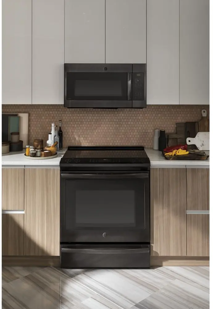 PVM9179BLTS GE Profile Over the Range Microwave - 1.7 Cu. Ft. Black Stainless Steel-4