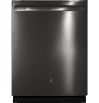 GDT655SBLTS GE Dishwasher with Hidden Controls - Black Stainless Steel with a Stainless Steel Interior