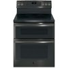 JB860BJTS GE 6.6 cu. ft. Double Oven Electric Range with Self-Cleaning Convection Oven (Lower Oven Only) - Black Stainless Steel-4