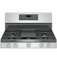JGB700BEJTS GE 30 Inch Gas Convection Range - 5.0 cu. ft. Black Stainless Steel-6