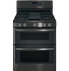 JGB860BEJTS GE 30 Inch 6.8 cu. ft. Free-Standing Gas Double Oven Convection Range - Black Stainless Steel-1