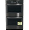 JT5500BLTS GE 30 Inch Black Stainless Steel Built-In Double Wall Oven with Convection-3