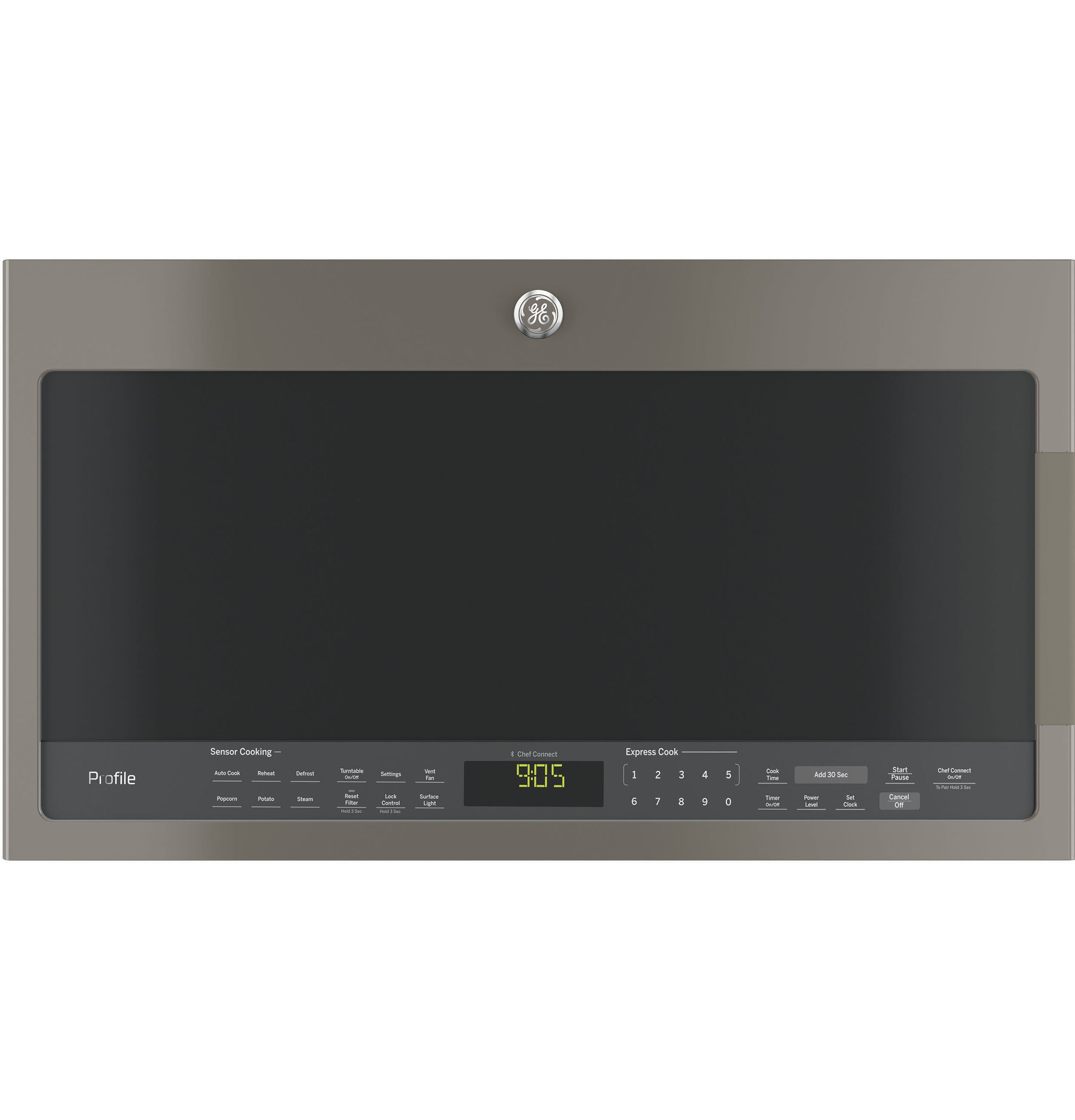PVM9005BLTS GE Profile Series 2.1 Cu. Ft. Over-the-Range Sensor Microwave Oven - Black Stainless Steel-5